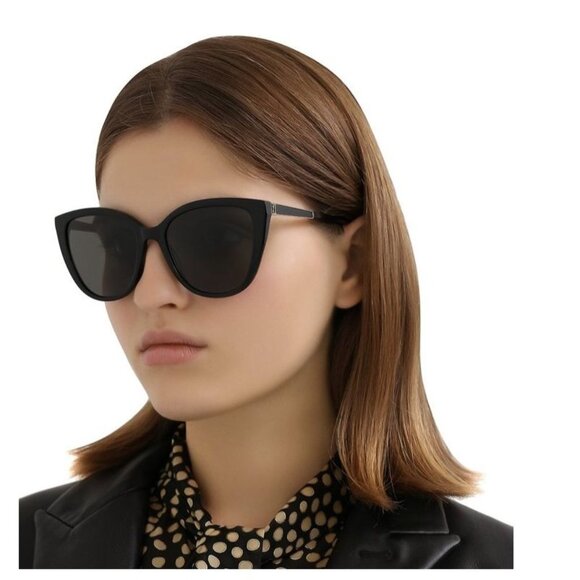 NWT Saint Laurent SL M 70 - 003 Cat Eye Sunglases - Picture 1 of 6